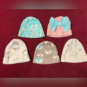 Gerber Baby Hats (Set of 5)